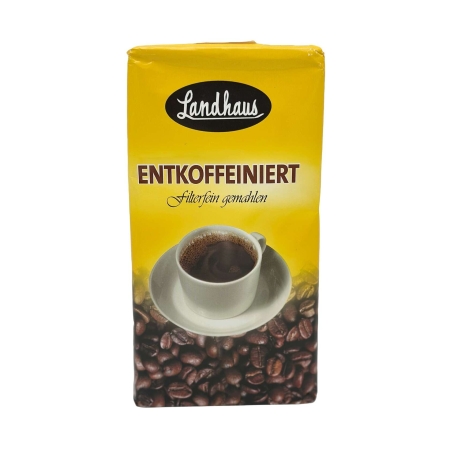 Landhaus Entkoffeiniert - gemahlener Kaffee - 500 Gramm