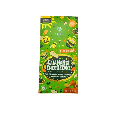 Auro - Calamansi Cheesecake - 34% pflanzliche weiße Schokolade