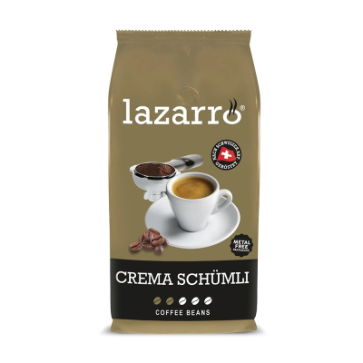 Lazarro Crema Schümli - Kaffeebohnen - 1 Kilogramm