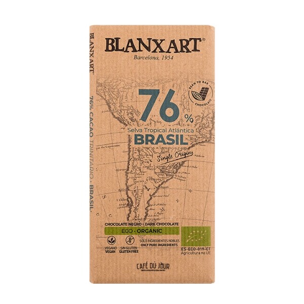 Blanxart - Brazil Selva Tropical Atlantica - 76% pure chocolade