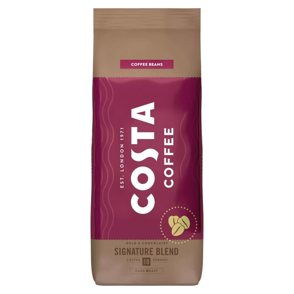 Costa Coffee Signature Blend Dark Roast - koffiebonen - 1 kilo