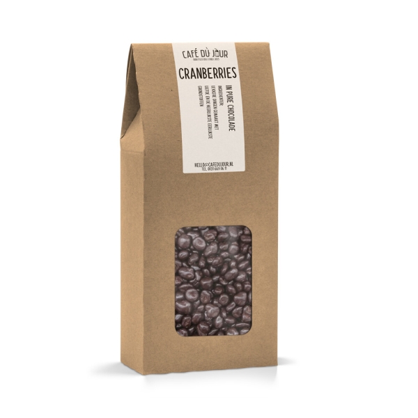 Cranberry's in pure chocolade 250 gram