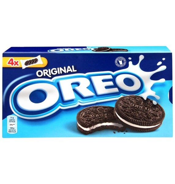 Oreo Original - Cacao koekjes met vanillesmaak crèmevulling - 176 gram