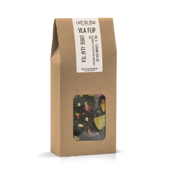 Vla Flip - Zwarte thee 100 gram - Café du Jour losse thee