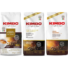 Kimbo Probierpaket Mild & Aromatisch - 100% Arabica - 3 x 1 Kilo