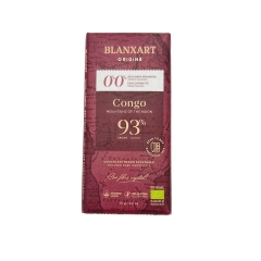 Blanxart - Kongo 0,0% Zuckerzusatz - 93% dunkle Schokolade (Bio)